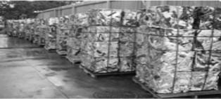 Distribution of Scrap and Aluminum Paste